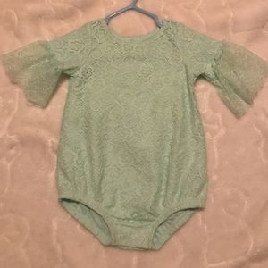 Cat & Jack 3-6 month girl lace romper